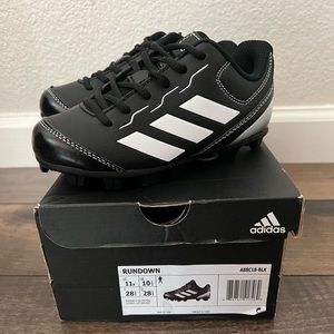 NWT adidas Kids' Rundown Baseball Cleats Youth boys size 11